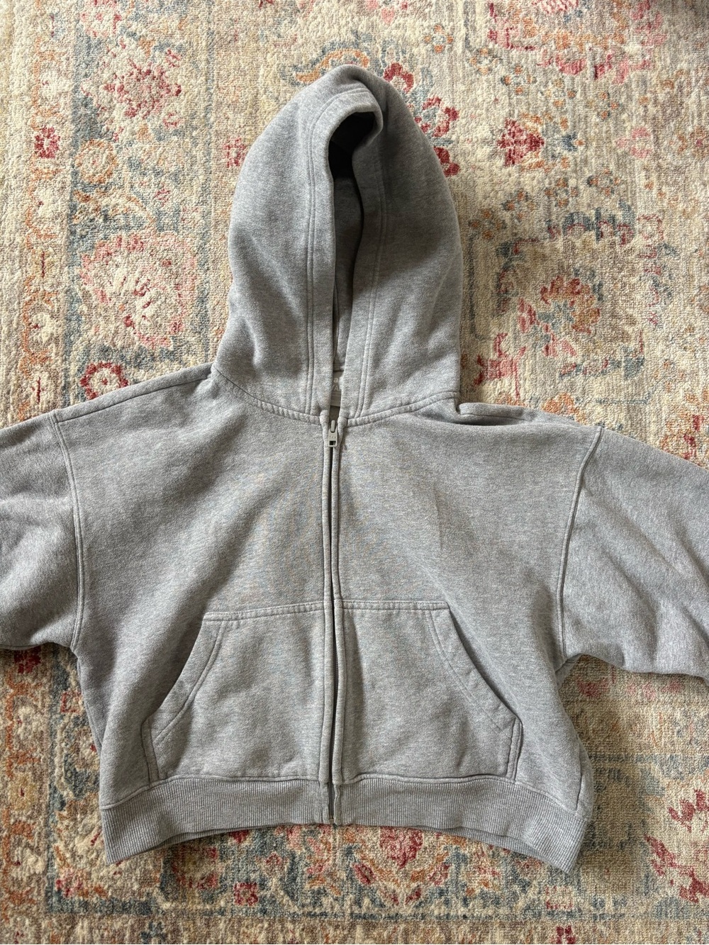 TNA cropped full zip hoodie